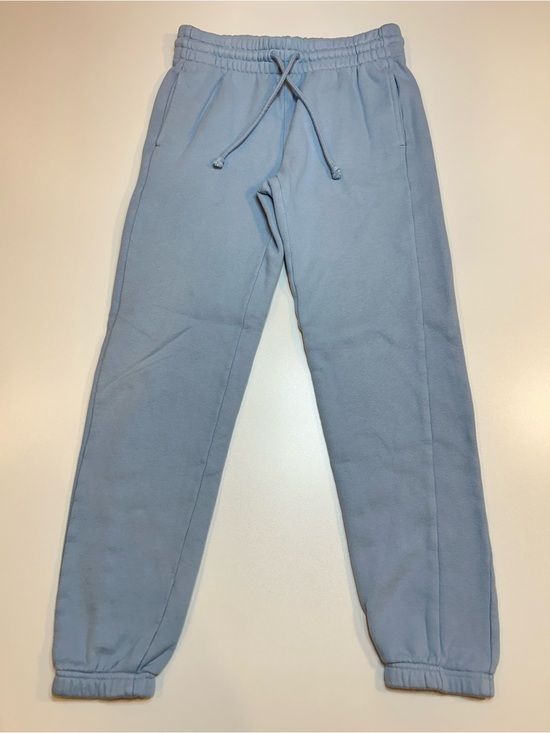 TNA Pants - Aritzia Tna Women's Cozy Fleece Mega Jogger Light Chambray Blue Sweatpants